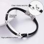 Dletay Cremation Bracelet for Ashes Leather Urn Bracelet Ashes Holder Memorial Urn Bangle for Ashes