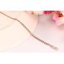 VNOX IP Rose Gold Plated Stainless Steel Female Symbol Gay and Lesbian Pride Bracelet