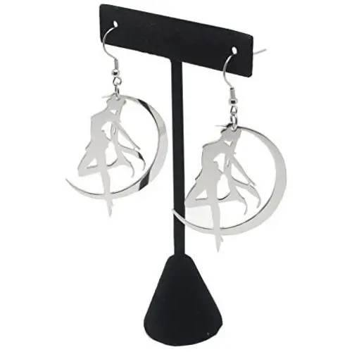 Cosplaywho Sailor Moon Tsukino Usagi Kawaii Earrings Stainless Steel Cosplaywho Sailor Moon Tsukino Usagi Kawaii Earrings Stainless Steel