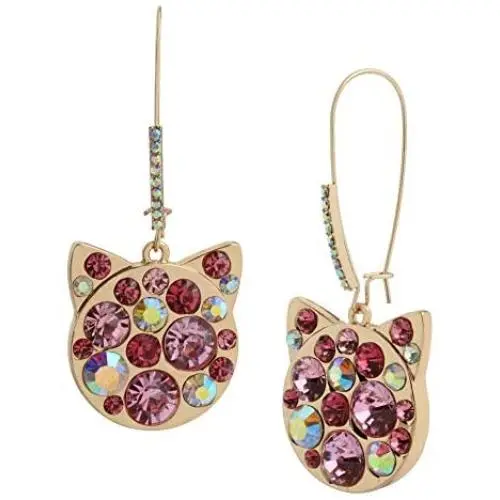 Betsey Johnson Cat Shepherd Hook Earrings Betsey Johnson Cat Shepherd Hook Earrings