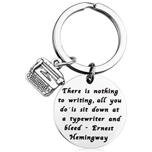 MAOFAED Writer Gifts Author Gifts There is Nothing to Writing Inspiration Gift Literary Gifts Journalist Gift
