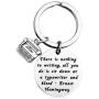 MAOFAED Writer Gifts Author Gifts There is Nothing to Writing Inspiration Gift Literary Gifts Journalist Gift
