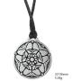 Vintage Tudor Rose Symbol British Royal Pendant Necklace Jewelry