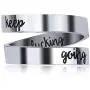 Stainless Steel Mantra Ring (Keep Fucking Going) Stainless Steel Mantra Ring (Keep Fucking Going)