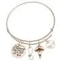 Luvalti Charm Bracelet Adjustable Bangle Gift for Women Girl Sister Mother Friends Bangle Bracelet Engraved She Believed she Could so she did Inspirational Jewelry, for Christmas Day, Thanksgiving Day Luvalti Charm Bracelet Adjustable Bangle Gift for Women Girl Sister Mother Friends Bangle Bracelet Engraved She Believed she Could so she did Inspirational Jewelry, for Christmas Day, Thanksgiving Day