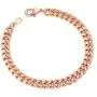 ChainsPro Mens 7mm Diamound Cut Curb Chain Bracelet, 18K Gold/Rose Gold Plated (Send Gift Box) ChainsPro Mens 7mm Diamound Cut Curb Chain Bracelet, 18K Gold/Rose Gold Plated (Send Gift Box)