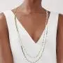 LYNMOS Layering Necklaces Elegant Gold Boho Jewelry Black Small Beaded Hematite Crystal Rhinestone Beads Long Necklace Gift for Women LYNMOS Layering Necklaces Elegant Gold Boho Jewelry Black Small Beaded Hematite Crystal Rhinestone Beads Long Necklace Gift for Women