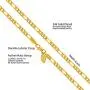 Lifetime Jewelry 4mm Figaro Chain Necklace 24k Gold Plated for Men Women & Teens Lifetime Jewelry 4mm Figaro Chain Necklace 24k Gold Plated for Men Women & Teens