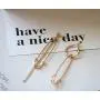 QIAN0813 Fashion Long Tassel Asymmetric Safety Pin Chain U Shaped Drop Earring Exaggerate Dangle Earrings for Women Men Punk Jewelry QIAN0813 Fashion Long Tassel Asymmetric Safety Pin Chain U Shaped Drop Earring Exaggerate Dangle Earrings for Women Men Punk Jewelry