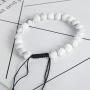 FUNRUN JEWELRY 6PCS Bead Bracelets for Men Women Natural Stone Mala Bracelet