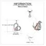 URONE Giraffe/Panda/Cat/Owl/Zebra Necklace 925 Sterling Silver Heart Pendant Jewelry Cute Animal Gifts for Women Girlfriend URONE Giraffe/Panda/Cat/Owl/Zebra Necklace 925 Sterling Silver Heart Pendant Jewelry Cute Animal Gifts for Women Girlfriend