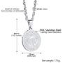 PROSTEEL Stainless Steel Saint Benedict Medal Necklace, Protection Jewelry for Men Women, 18K Real Gold Plated, 22inch-24inch Adjustable, Come Gift Box