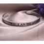 LParkin I AM The Storm Inspirational Bracelets for Women Empowering Jewelry Motivating Cancer Survivor Gift