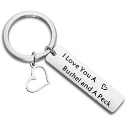 MAOFAED Mom Gift Grandma Gift I Love You A Bushel and A Peck Mother Daughter Gift