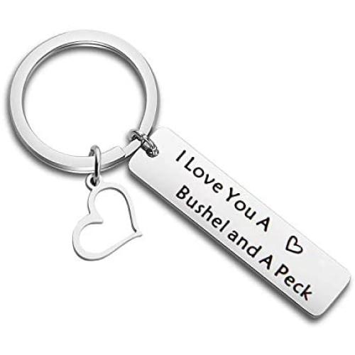 MAOFAED Mom Gift Grandma Gift I Love You A Bushel and A Peck Mother Daughter Gift