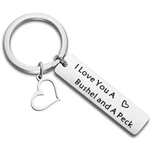 MAOFAED Mom Gift Grandma Gift I Love You A Bushel and A Peck Mother Daughter Gift