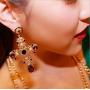 Big Cross Earrings,Color Crystal Baroque Drop Dangle Earrings for Women Teens Girls Bar Party Gifts