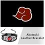 Naruto Sharingan Eye Akatsuki Anime Leather Wristband Braided Bracelet Naruto Time Gemstone Leather Cosplay Jewelry