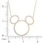 Disney Mickey Mouse Jewelry, Sterling Silver Cubic Zirconia Silhouette Necklace, Disney Mickey Mouse Jewelry, Sterling Silver Cubic Zirconia Silhouette Necklace,