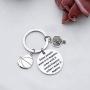 KEYCHIN Basketball Star Classic Quotes Some Poeple Want It to Happen Others Make It Happen Keychain Basketball Fans Gift