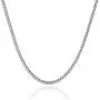 Reve Jewelry 3mm Stainless Steel Franco Chain Necklace for Men and Women, 20-30 Inches