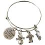 Infinity Collection Soccer Bracelet, Soccer Jewelry, Adjustable Soccer Bracelet- Soccer Charm Bracelet- She Believed She Could- Perfect Soccer Gifts for Soccer Players