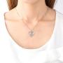 MUATOGIML Mothers Birthday Gifts 925 Sterling Silver Love You Mom Heart Infinity Pendant Necklace for Women Nana