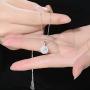 LUX AND GLAM Round-Cut Cubic Zirconia Halo Collection Stud Earring, Drop Earrings, Pendant Necklace, Necklace and Earring Jewelry Sets