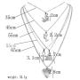 5-Layer Nefertiti Pharaoh Necklace. Punk Gold Egyptian Queen Heart Cross Layered Necklace,Hip Hop African Women Men Girls Jewelry
