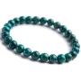 Reikocrystalbeads Genuine Jewelry Natural Malachite Chrysocolla Crystal Gemstone Bracelet 7mm Stretch Round Bead