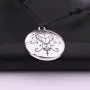 Skyrim Ezili Freda Voodoo Loa Veve Pendant,Talisman Hoodoo Amulet Necklace Jewelry
