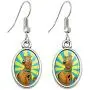 GRAPHICS & MORE Scooby-Doo Character Novelty Dangling Drop Oval Charm Earrings GRAPHICS & MORE Scooby-Doo Character Novelty Dangling Drop Oval Charm Earrings