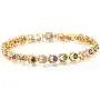 Women Bracelets, 18K Multi-Gemstone and Diamond Tennis Bracelet Gold Heart Bracelets for Women (Diamond Bracelet) Women Bracelets, 18K Multi-Gemstone and Diamond Tennis Bracelet Gold Heart Bracelets for Women (Diamond Bracelet)