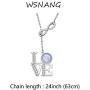 WSNANG Sorority Gift Since 1920 Infinity Necklace Greek Sorority Jewelry for Sisterhood BFF Finer Women Gift