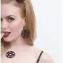 Acrylic Hollow Star Hoop Dangle Earrings for Women Girl 80s Acrylic Black Star Earrings Jewelry for Party Gifts Acrylic Hollow Star Hoop Dangle Earrings for Women Girl 80s Acrylic Black Star Earrings Jewelry for Party Gifts