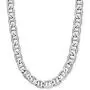 Savlano 925 Sterling Silver 10mm Italian Solid Flat Mariner Link Chain Necklace for Men & Women - Made in Italy Comes Gift Box (10mm)