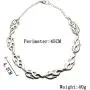 Harajuku Streetwear Flame Necklace for Women Girls Hip Hop Punk Accessory Mens Choker Necklaces Boys Rock Gothic Chain Adjustable Jewelry