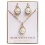 A+O Pearl Jewelry Set Gift for Mother of The Bride or Groom - Gold, Silver or Rose Gold A+O Pearl Jewelry Set Gift for Mother of The Bride or Groom - Gold, Silver or Rose Gold