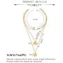 CLASSYZINT Gold Coin Necklace for Women Chain Layered Pendant Necklaces Trendy Necklace Jewelry …