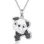 JUSTKIDSTOY Dog Necklace for Women 925 Sterling Silver Pet Puppy Pendant Necklace Cute Animal Jewelry for Birthday