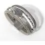 FANCY SHINY Leather Wrap Bracelet Boho Cuff Bracelets Crystal Bead Bracelet with Magnetic Clasp Jewelry Gifts for Women Teen Girls