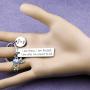 Inspirational Keychain Gifts I am Brave I am Bruised I am Who Im Meant to Be Keychain Gift for Men Women Birthday Gifts Encouragement Jewelry Keychain(KR- This Is Me)