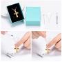 zeqingjw Cross Urn Necklaces Cremation Jewelry for Ashes Pendants Stainless Steel Memorial Keepsake Ash Jewelry