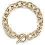 JINBAOYING Gold Bracelets for Women Fashion Unique Wide Cuban Curb Link Bracelet Gold Link Bracelets with CZ Adjustable Stainless Steel Women Link Charm Bracelets