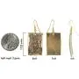 Handmade 3 Toned Basket Weave Earrings | SPUNKYsoul Collection