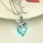 ZMJK Luminous Dragon Pendant Necklace Jewelry Fluorescent Flying Dragon Necklace for Woman Girl ZMJK Luminous Dragon Pendant Necklace Jewelry Fluorescent Flying Dragon Necklace for Woman Girl