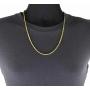 Nuragold 10k Yellow Gold 5mm Rope Chain Diamond Cut Pendant Necklace, Mens Womens Lobster Lock 20'' 22'' 24'' 26'' 28'' 30''