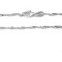 925 Sterling Silver 1.2 MM Singapore Italian Chain Necklace with Lobster Claw Clasp 16-30''