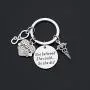 BAUNA Doctor Appreciation Gift Doctor Keychain with Caduceus Charm She Believed She Could So She Did Medical Doctor Jewelry BAUNA Doctor Appreciation Gift Doctor Keychain with Caduceus Charm She Believed She Could So She Did Medical Doctor Jewelry