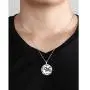 VASSAGO Stainless Steel Key of Solomon Seal Fifth Pentacle of Mars Pendant Necklace Talisman Engraved Round Charm Amulet Necklaces Jewelry for Men Women Teens VASSAGO Stainless Steel Key of Solomon Seal Fifth Pentacle of Mars Pendant Necklace Talisman Engraved Round Charm Amulet Necklaces Jewelry for Men Women Teens